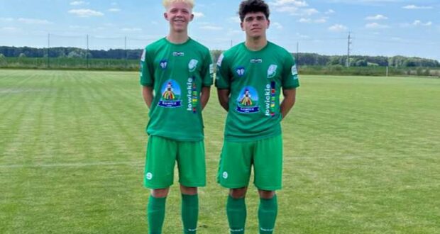 Maciek Jaroszewski i Kacper Wieczorek na testach w trzecioligowcu